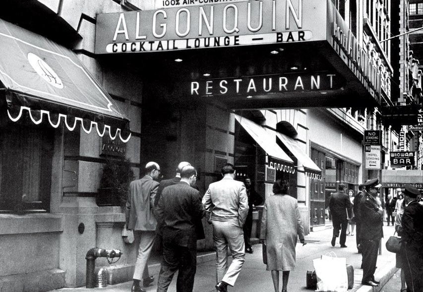 853x590 From The Algonquin To The Harvard Club To The Sofitel, West 44th - Algonquin Round Table Painting