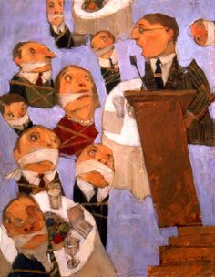 236x304 Painting Of The Famouslgonquin Round Table From The 1920s, - Algonquin Round Table Painting