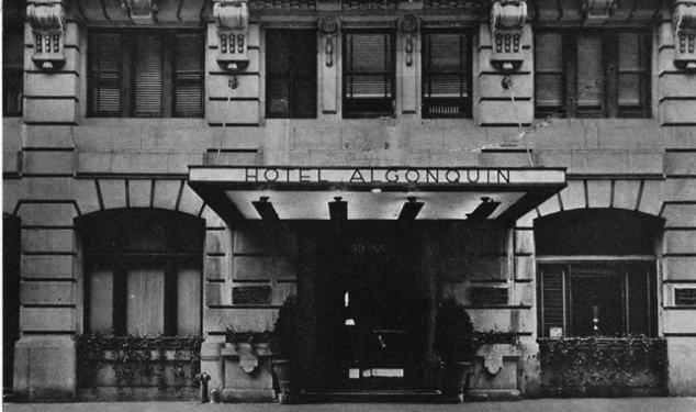 634x375 The Algonquin Hotel Dorothy Parker Society - Algonquin Round Table Painting