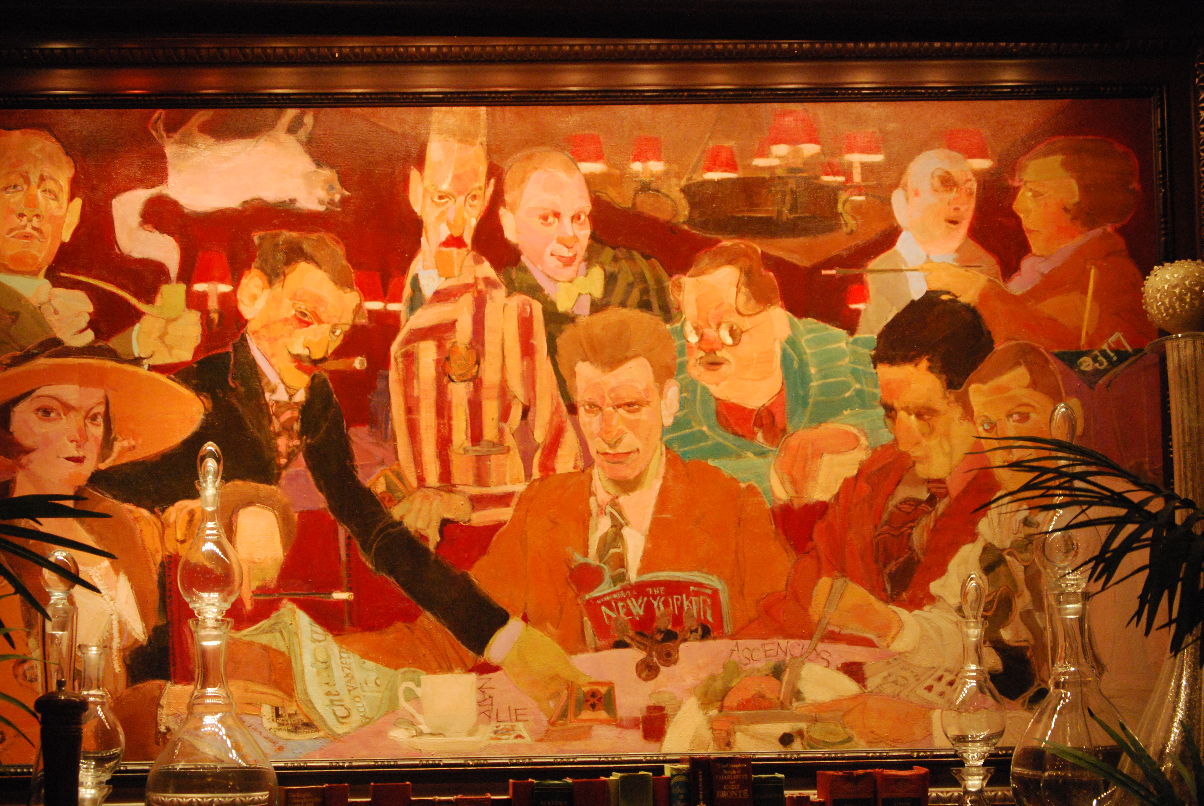 3872x2592 Weekly Photo Challenge Colorful Coming East - Algonquin Round Table Painting