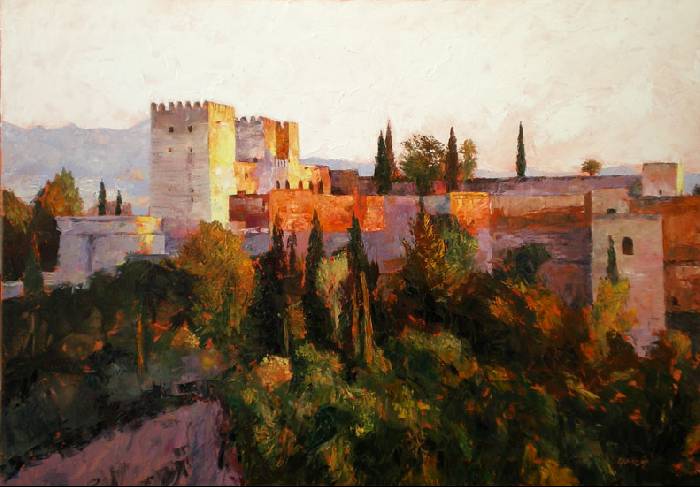 700x487 La Alhambra - Alhambra Painting