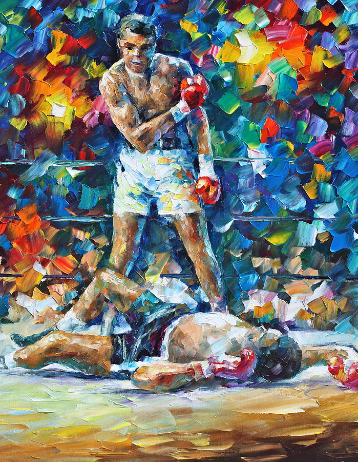 699x900 Muhammad Ali Painting By Leonid Afremov - Ali Painting