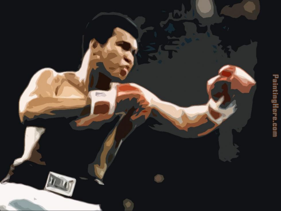980x735 Muhammad Ali Pop Art Painting Anysize 50% Off - Ali Painting