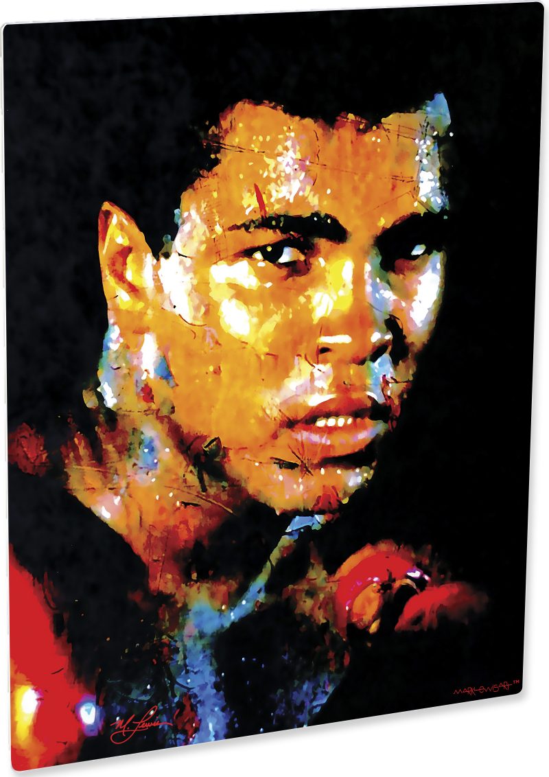 800x1132 Fearless Muhammad Ali Art Print Painting Wall Decor Mark Lewis Art - Ali Painting