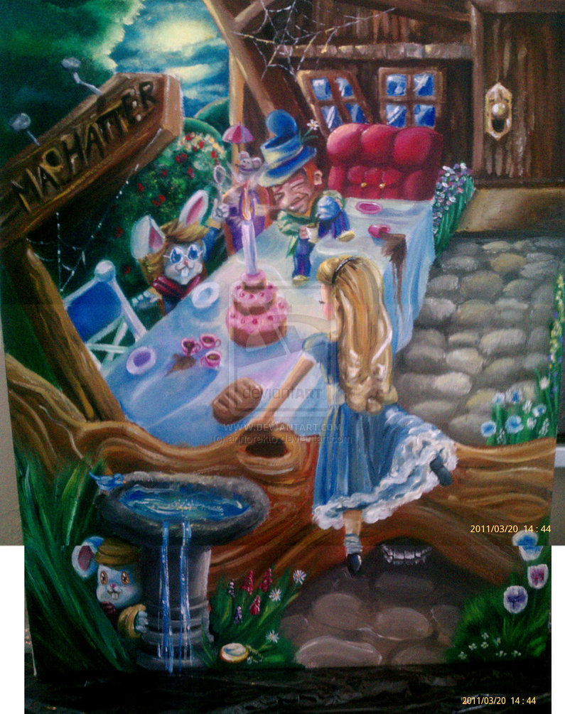 795x1005 Alice In Wonderland Anjo Banjo On Gaming Life Love And Art - Alice And Wonderland Painting
