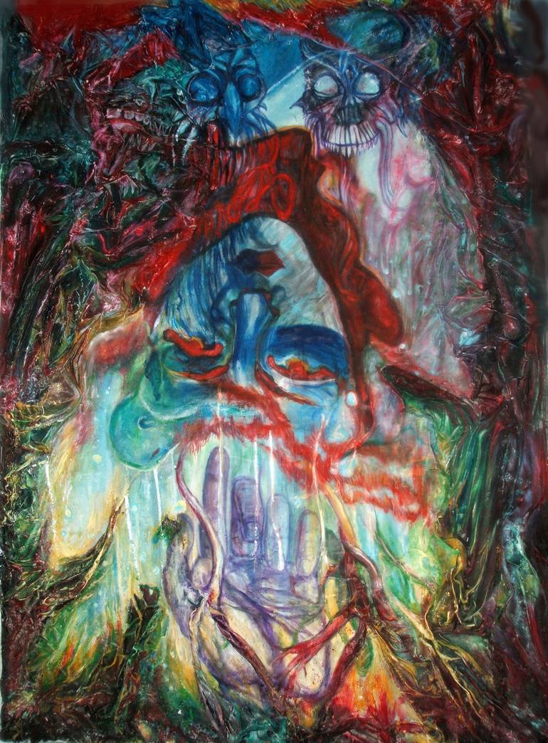 770x1044 Saatchi Art Alice In Wonderland Painting By Safir Rifas - Alice And Wonderland Painting