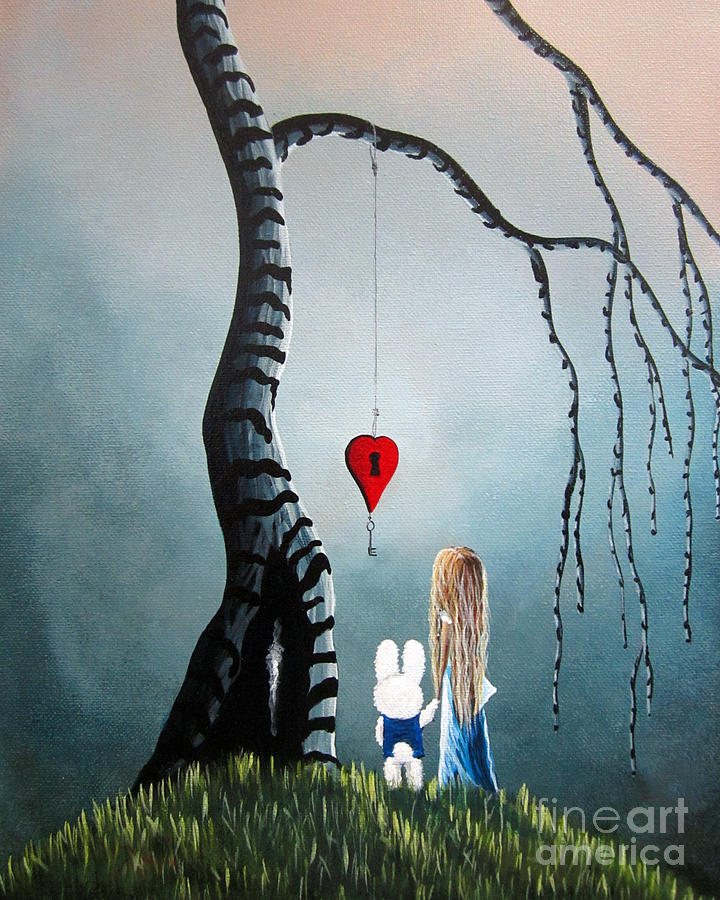 720x900 Alice In Wonderland Original Artwork - Alice And Wonderland Painting