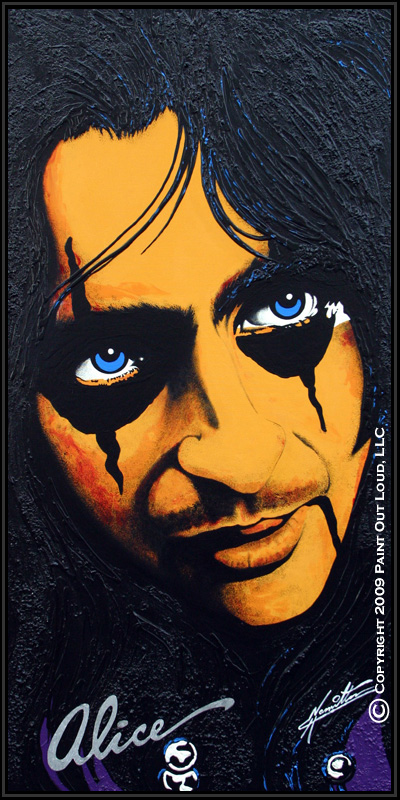 400x800 Neal Hamilton - Alice Cooper Painting