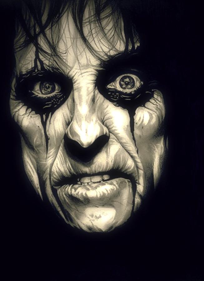 653x900 Poison Alice Cooper Photograph By Fred Larucci - Alice Cooper Painting