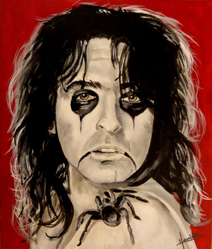 824x970 Alice Cooper - Alice Cooper Painting