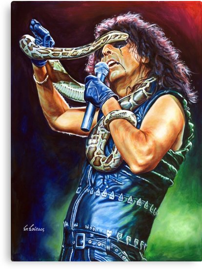 414x550 Welcome To My Nightmare - Alice Cooper Painting