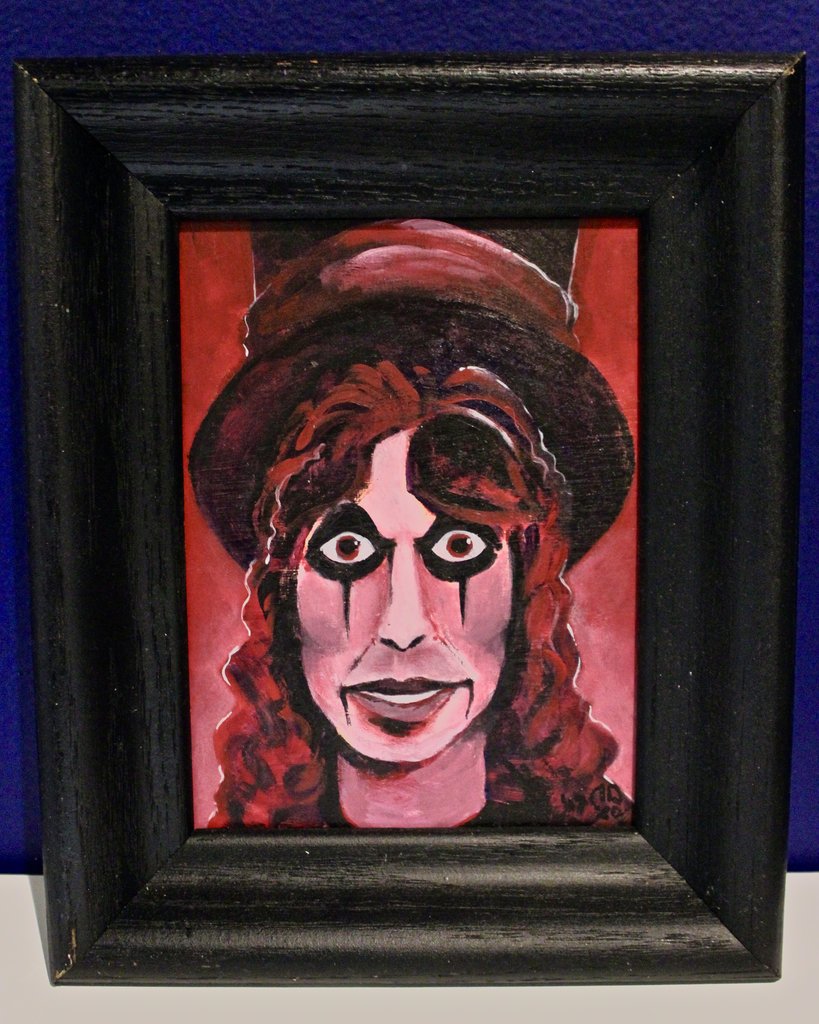 819x1024 Alice Cooper Painting - Alice Cooper Painting