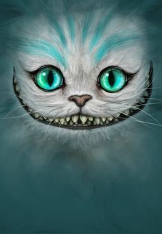 Alice In Wonderland Cat Painting at PaintingValley.com | Explore ...