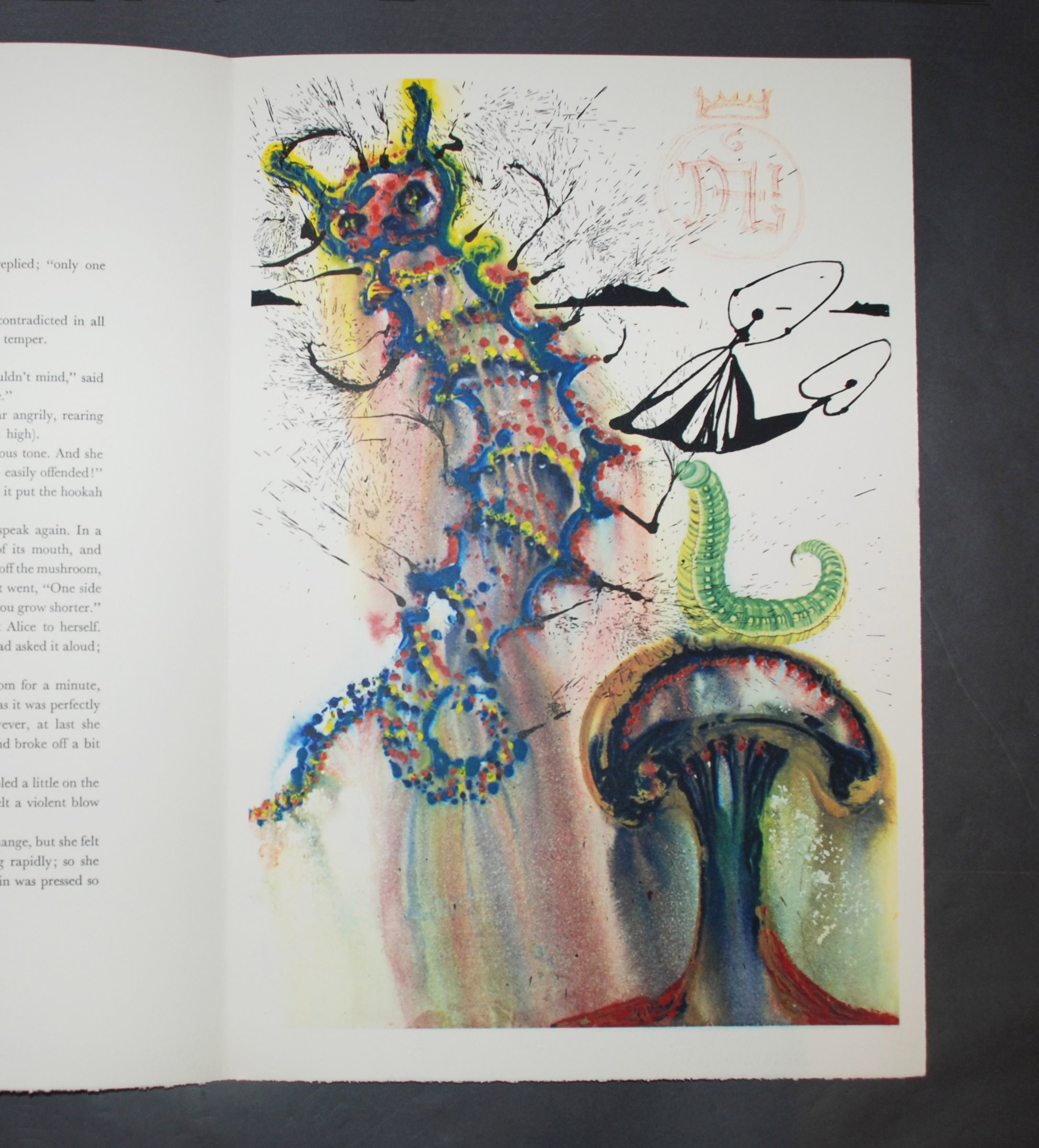 2171x2398 Alice In Wonderland Advice From A Caterpillar Georgetown Frame - Alice In Wonderland Caterpillar Painting