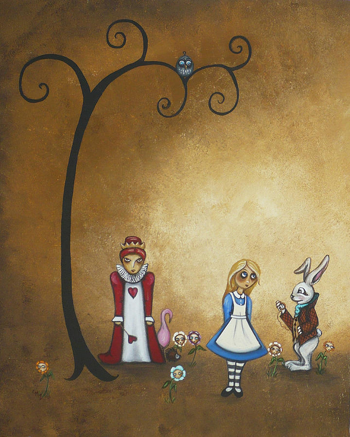 720x900 Alice In Wonderland Art - Alice In Wonderland Painting