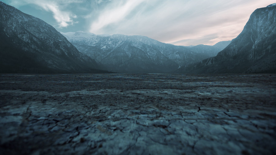 900x506 Matte Painting Landscape David Pressler - Alien Landscape Painting