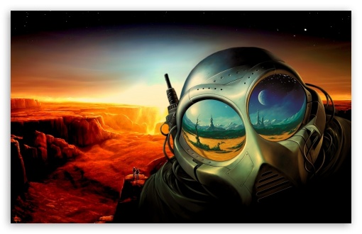 510x330 Alien Painting 4k Hd Desktop Wallpaper For 4k Ultra Hd Tv - Alien Painting