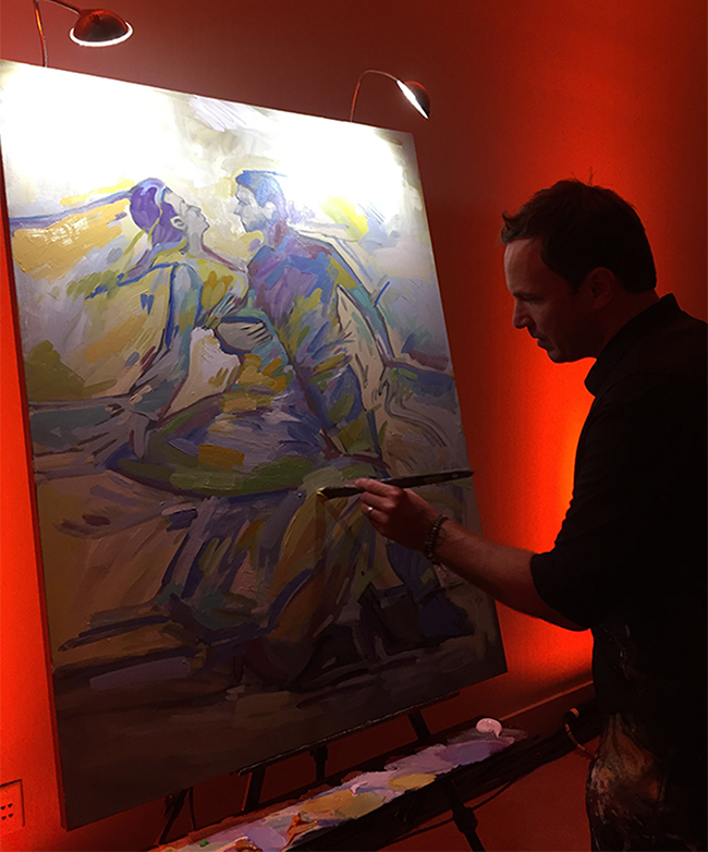 650x782 John Bukaty Brings Painting Alive - Alive Painting