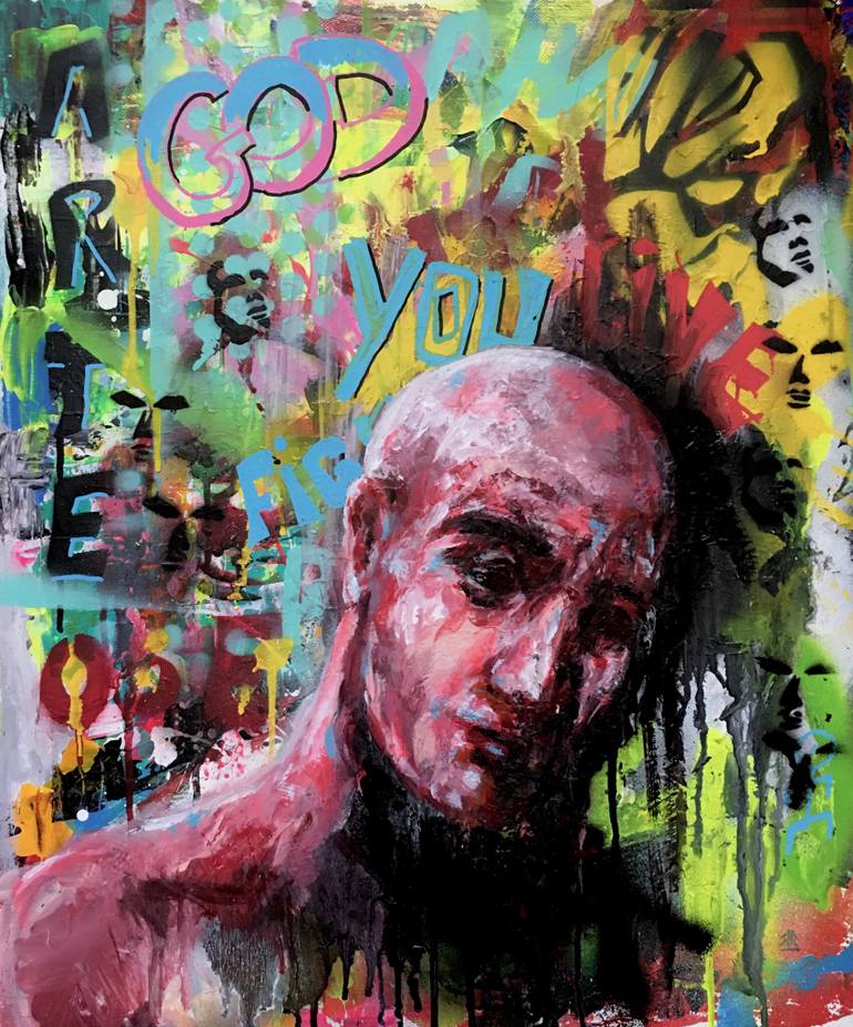770x927 Saatchi Art Are You Alive Painting By Jerome Royer - Alive Painting