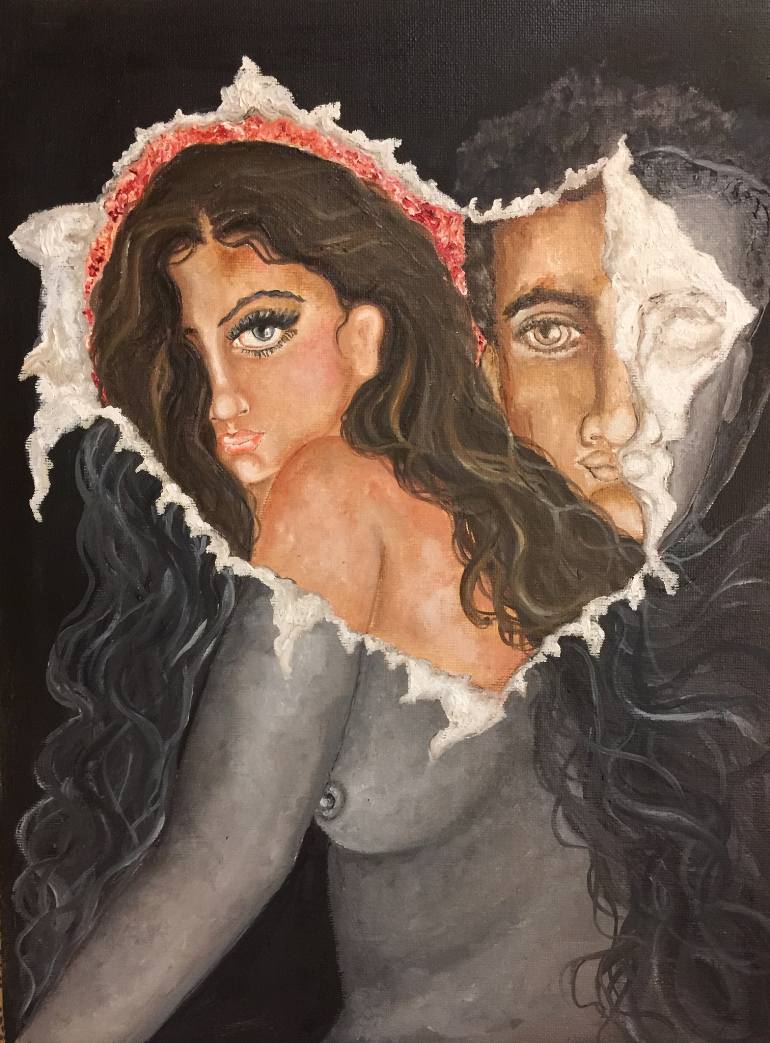 770x1043 Saatchi Art Love Makes You Alive Painting By Sangeetha Bansal - Alive Painting