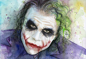 300x208 Joker Paintings Fine Art America - All Jokers Painting