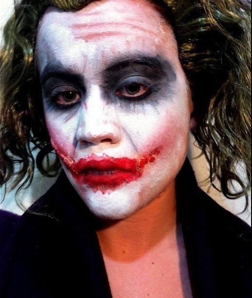 518x612 Why So Serious Dark Knight's Joker Make Up Tutorial How - All Jokers Painting