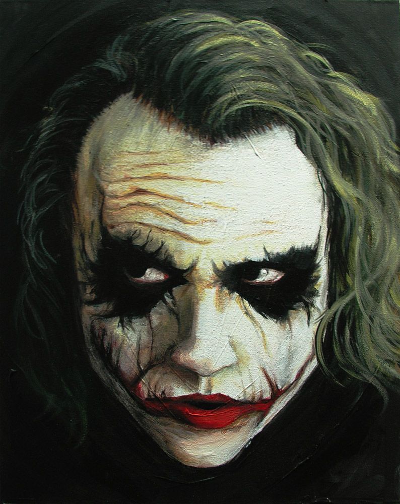 794x1000 The Joker Fanart - All Jokers Painting