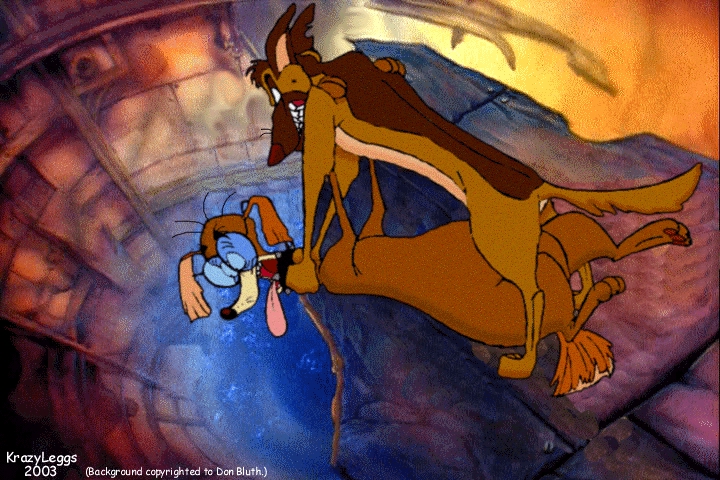720x480 Charlie B. Barkin Don Bluth Wiki Fandom Powered By Wikia - All Pets Go To Heaven Painting