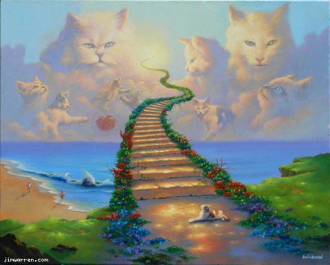 480x385 Do Pets Go To Heaven Practicing Resurrection Together - All Pets Go To Heaven Painting