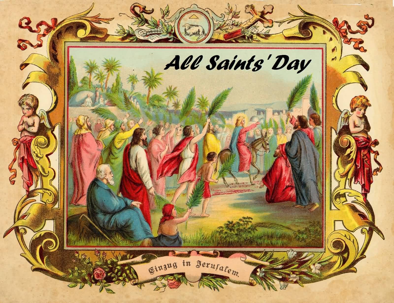 1600x1230 All Saints Day Painting Photo Frame - All Saints Day Painting