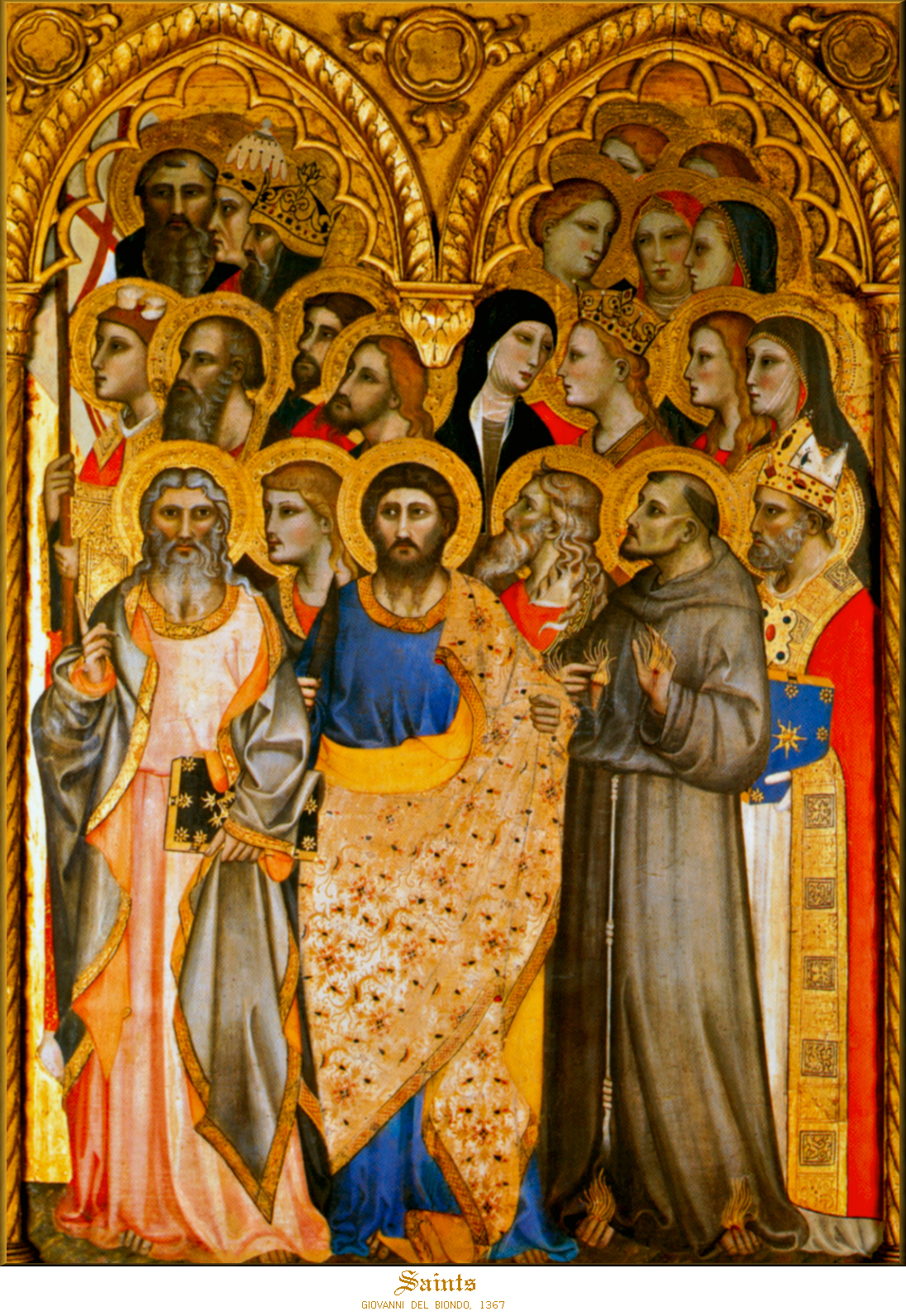 1096x1592 Feast Of All Saints - All Saints Day Painting