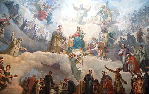 500x315 All Saints' Day! Revelation Twelve - All Saints Day Painting