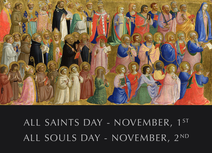 900x648 All Saints Day, All Souls Day Mass Times St. Peter Church - All Saints Day Painting