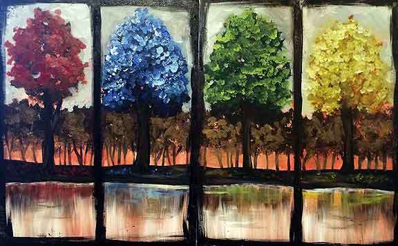 576x356 Tree For All Seasons (Date Night) - All Seasons Painting