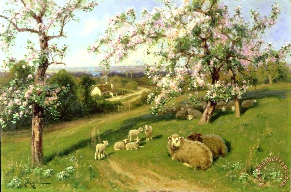 960x633 Four Seasons Painting Spring One Of A Set Of The Four Seasons - All Seasons Painting