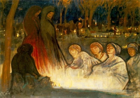 475x335 All Souls' Day, 1910 - All Souls Day Painting