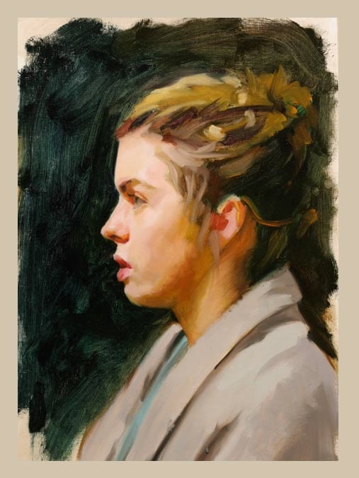 507x675 Wet On Wet Painting, Portraits By Louis Smith - Alla Prima Painting