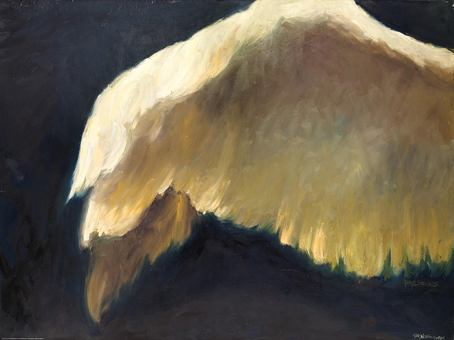 900x675 Golden Wings 2 Painting By Allayn Stevens - Allayn Stevens Painting