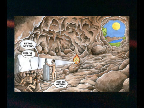 480x360 Parabolo De La Kaverno (Esperanto) - Allegory Of The Cave Painting