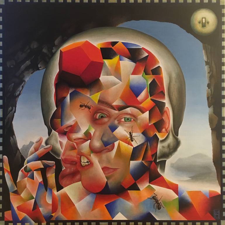 770x772 Saatchi Art Near My Eyes Is The Big True - Allegory Of The Cave Painting