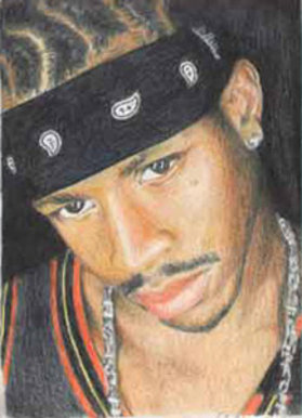 279x386 Bbc - Allen Iverson Painting