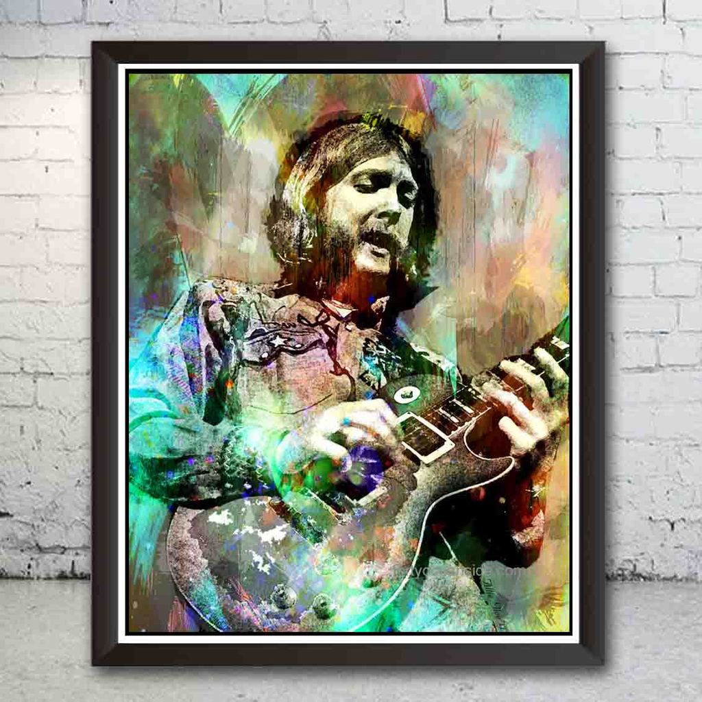 1024x1024 Duane Allman, Allman Brothers Print, Allman Poster, Greg Allman - Allman Brothers Painting