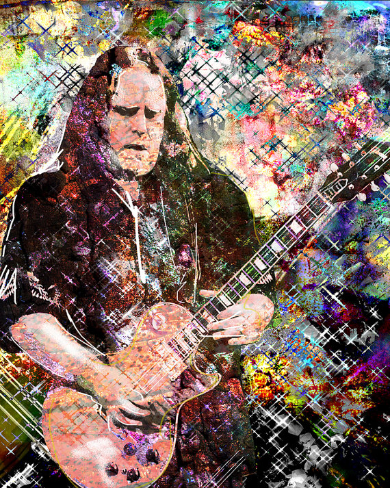 570x713 Warren Haynes Art Allman Brothers Original Painting Art - Allman Brothers Painting