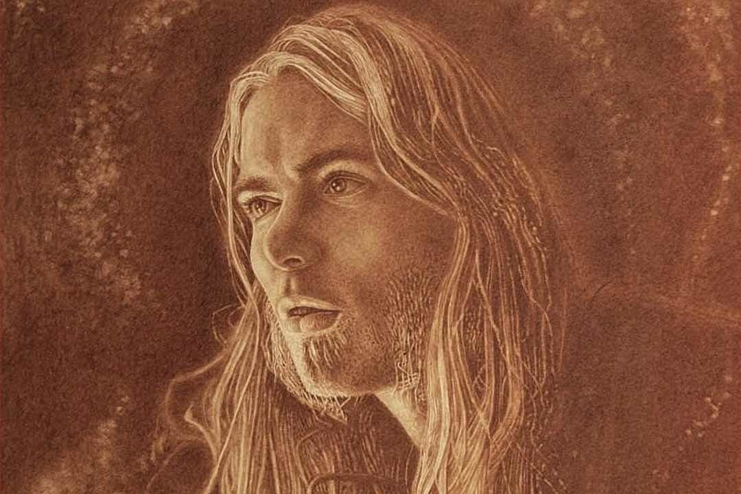 1080x720 Artist Paints Gregg Allman Portrait Using Allman's Blood - Allman Painting