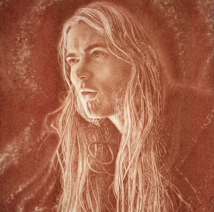 720x714 Gregg Allman's Actual Blood Was Used To Paint Album Art - Allman Painting