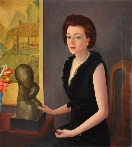 539x600 Henry Allman Painting - Allman Painting