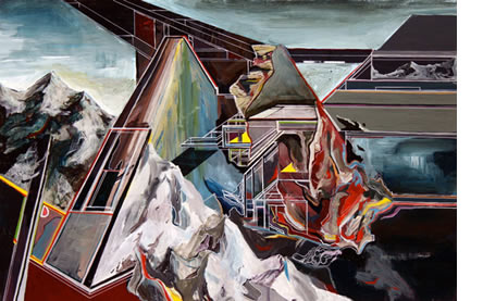 444x277 Ricky Allman When Worlds Collide - Allman Painting