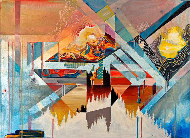 800x584 Torqued Forest - Allman Painting