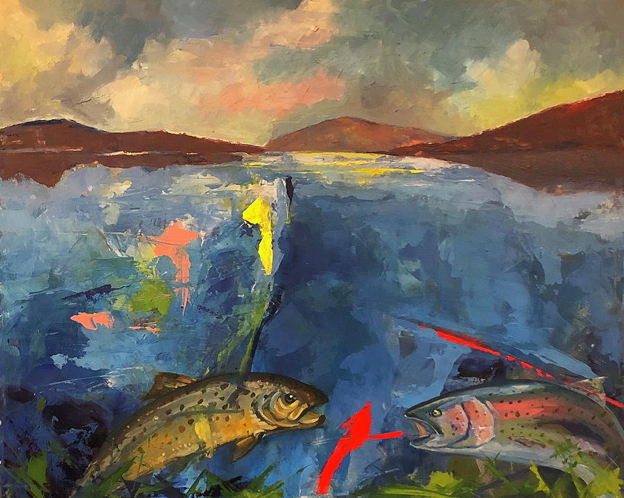 900x719 Allure Painting By Hal Sadler - Allure Painting