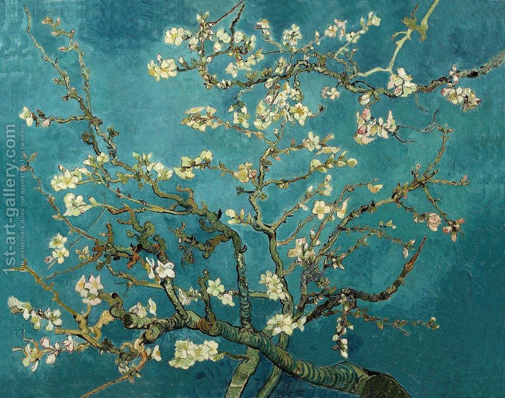 1000x787 Blossoming Almond Tree Vincent Van Gogh Reproduction 1st Art Gallery - Almond Blossom Painting